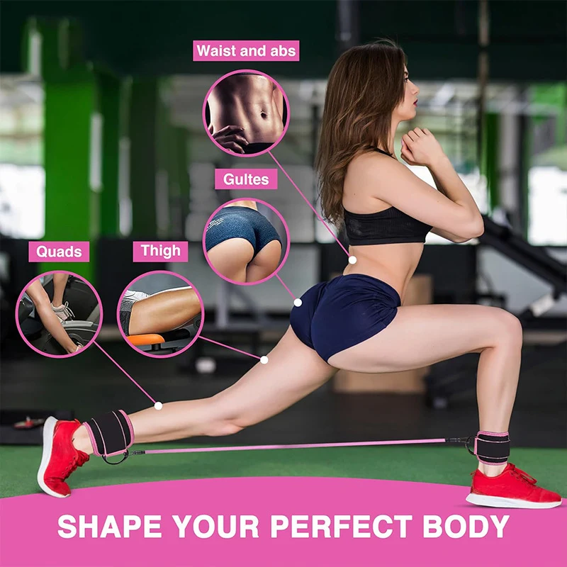 Ankle Strap Resistance Bands H - Crossfit Workout With Equipment บทวิจารณ์และราคา
