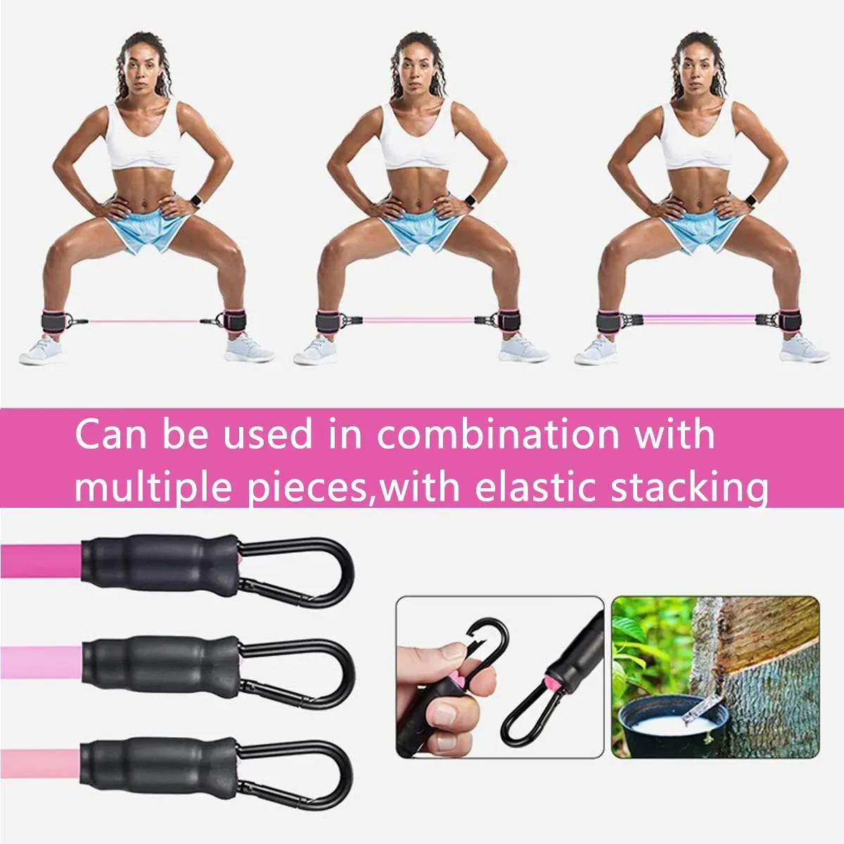 Ankle Strap Resistance Bands H - Crossfit Workout With Equipment บทวิจารณ์และราคา