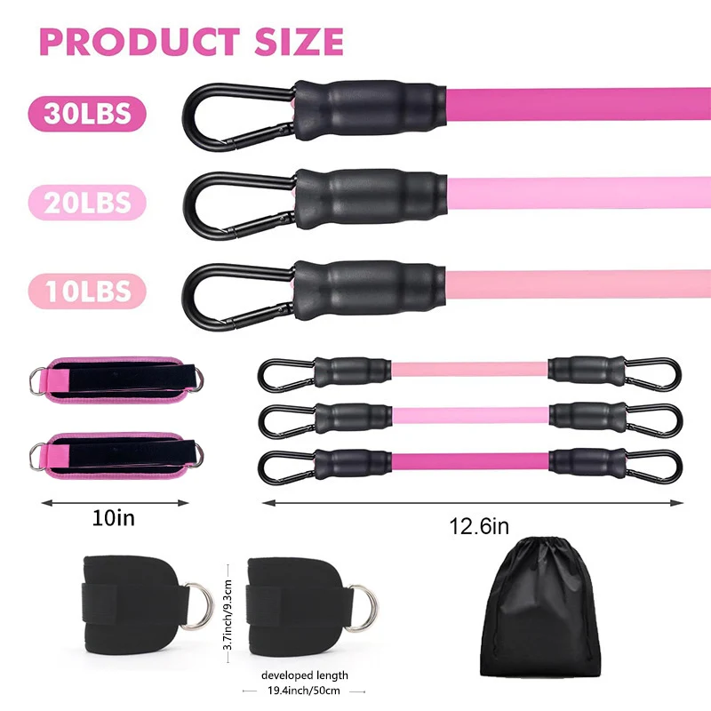 Ankle Strap Resistance Bands H - Crossfit Workout With Equipment บทวิจารณ์และราคา