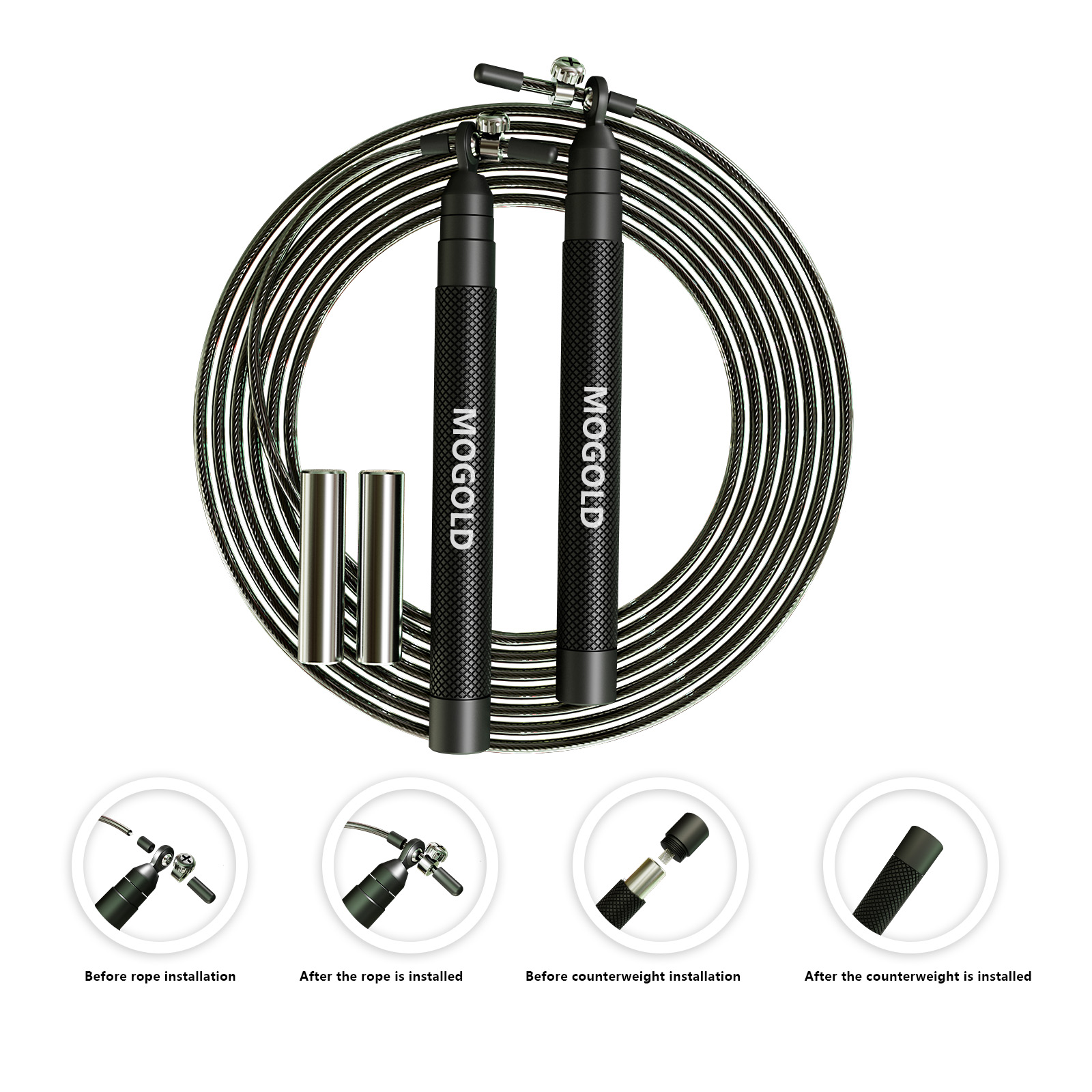 Crossfit Weighted jump rope gy - Crossfit Workout With Equipment บทวิจารณ์และราคา