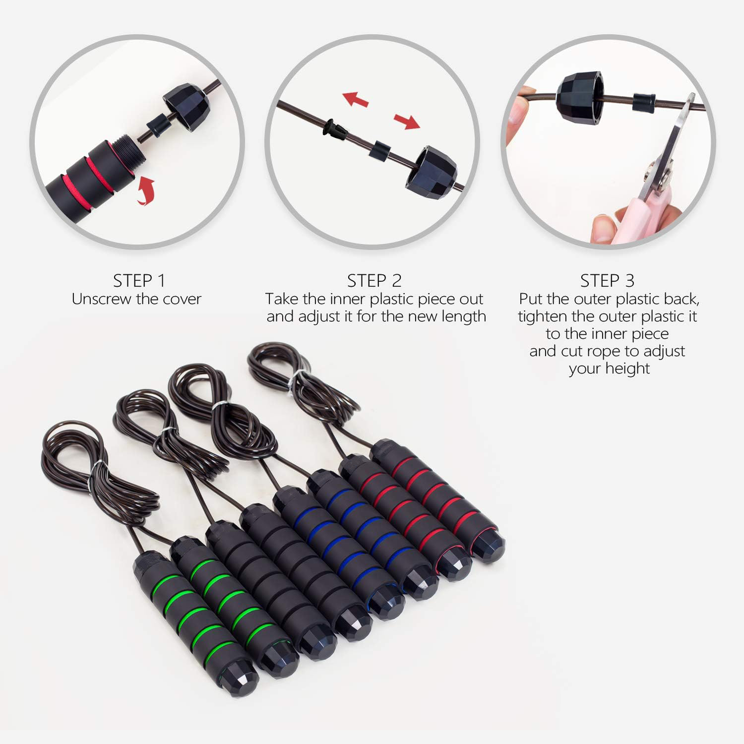 Jump Rope for Fitness,Speed Ju - Jump Rope Speed Bearing บทวิจารณ์และราคา