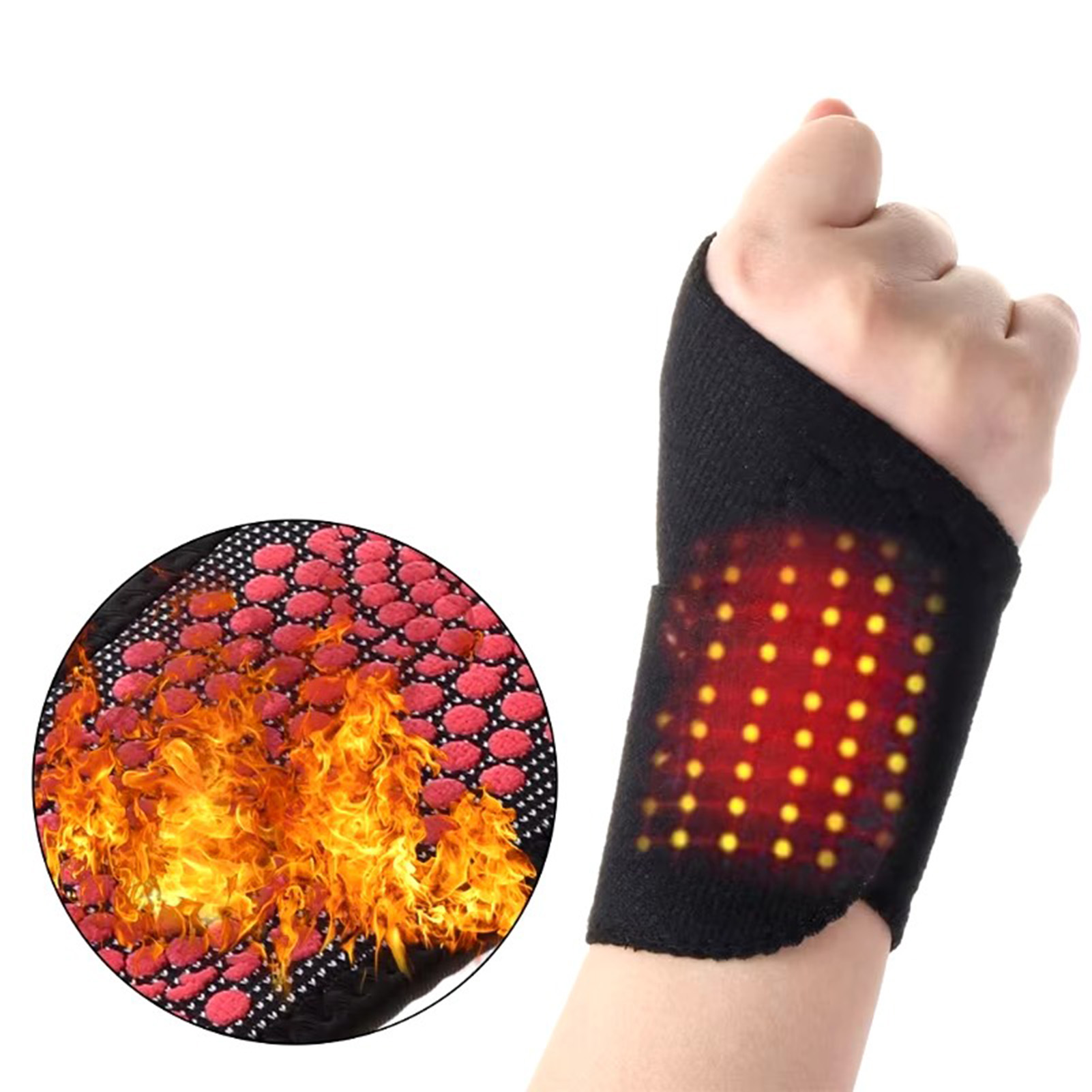 1/2pcs Self-Heating Wrist Brac - Wrist Wrap Support บทวิจารณ์และราคา