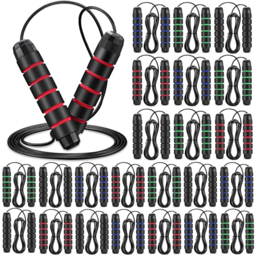 24 Pieces Jump Ropes for Fitne - Jump Rope Speed Bearing บทวิจารณ์และราคา