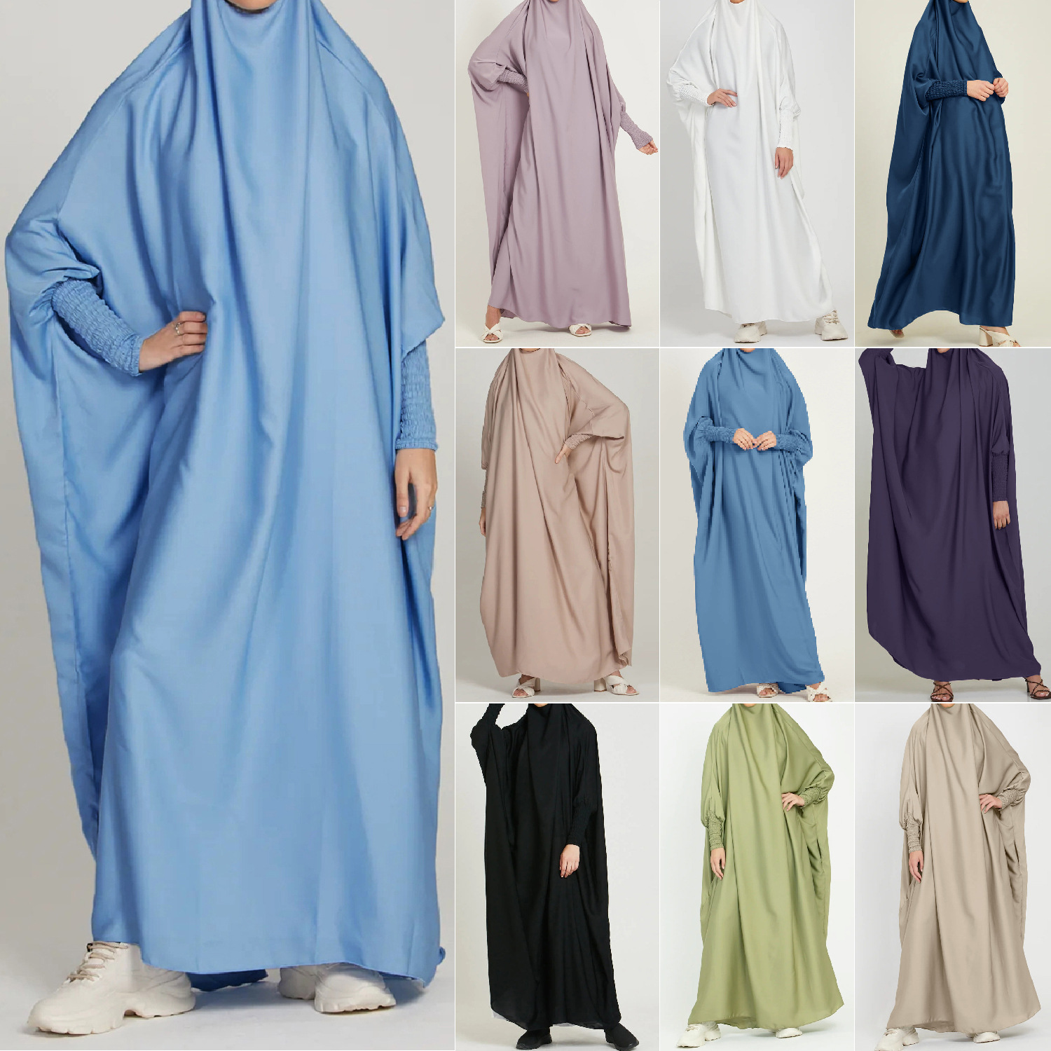 Solid Color Robe Dress Long Dr - Crossfit Indonesia บทวิจารณ์และราคา