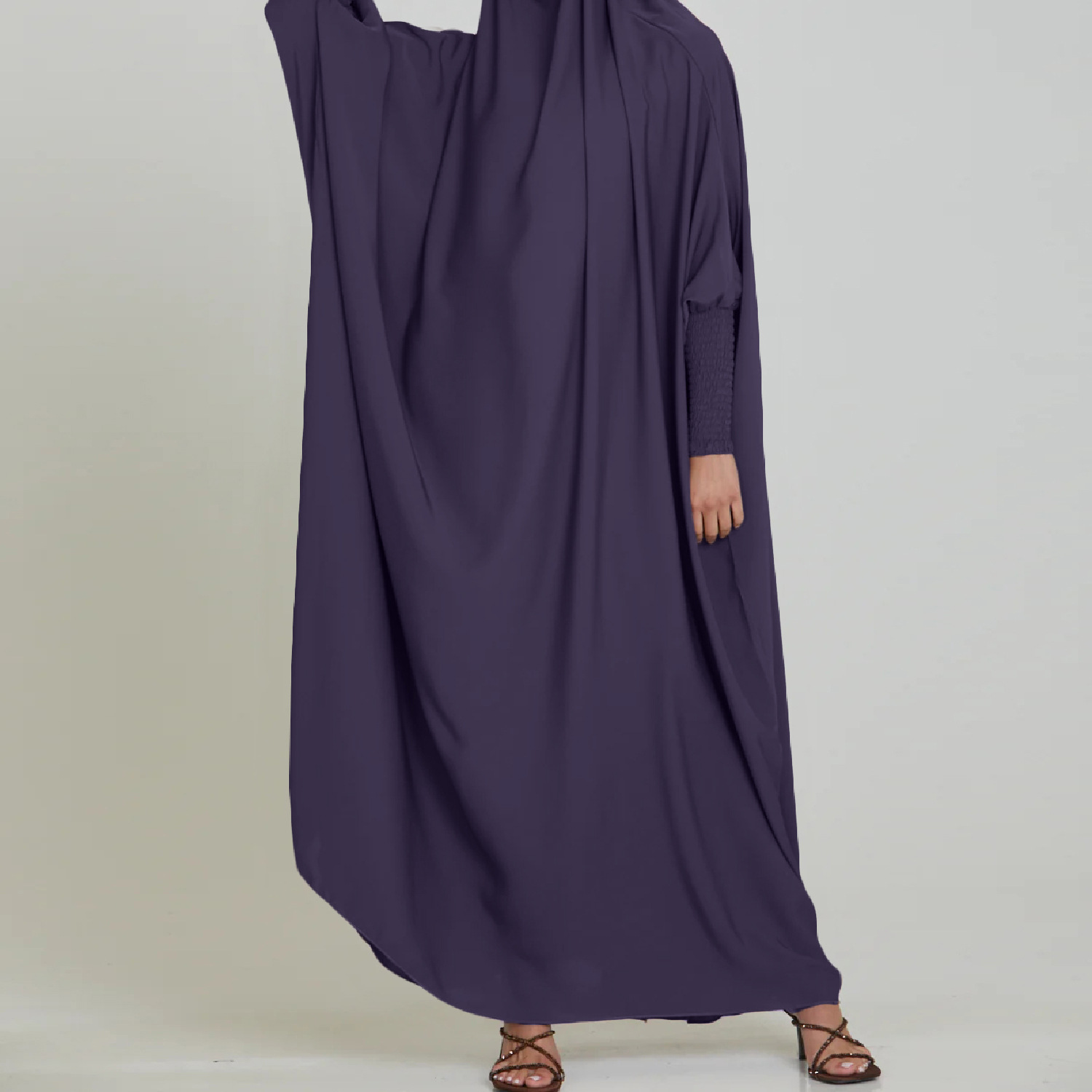 Solid Color Robe Dress Long Dr - Crossfit Indonesia บทวิจารณ์และราคา